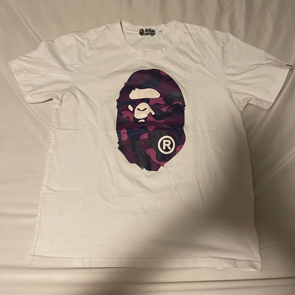 By Bathing Ape, Bape Big Ape Head Tee Size Medium